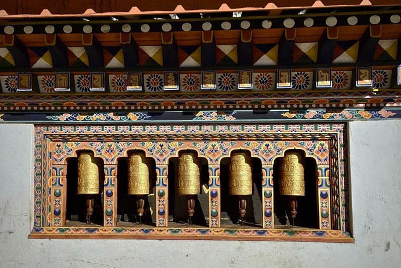 bhutan what to pack prayer wheels