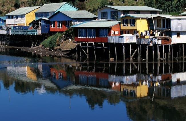 chile chiloe island stilt houses
