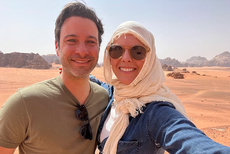 jordan wadi rum natalie dan honeymoon