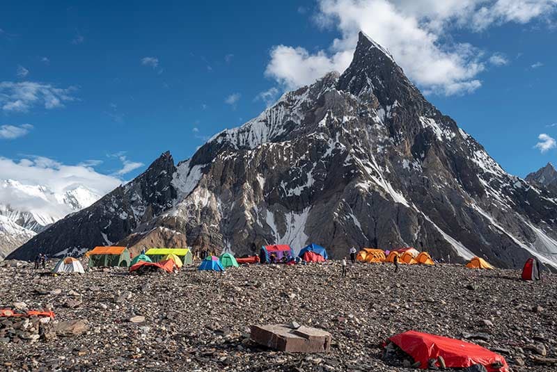 k2 trek concordia camp tents