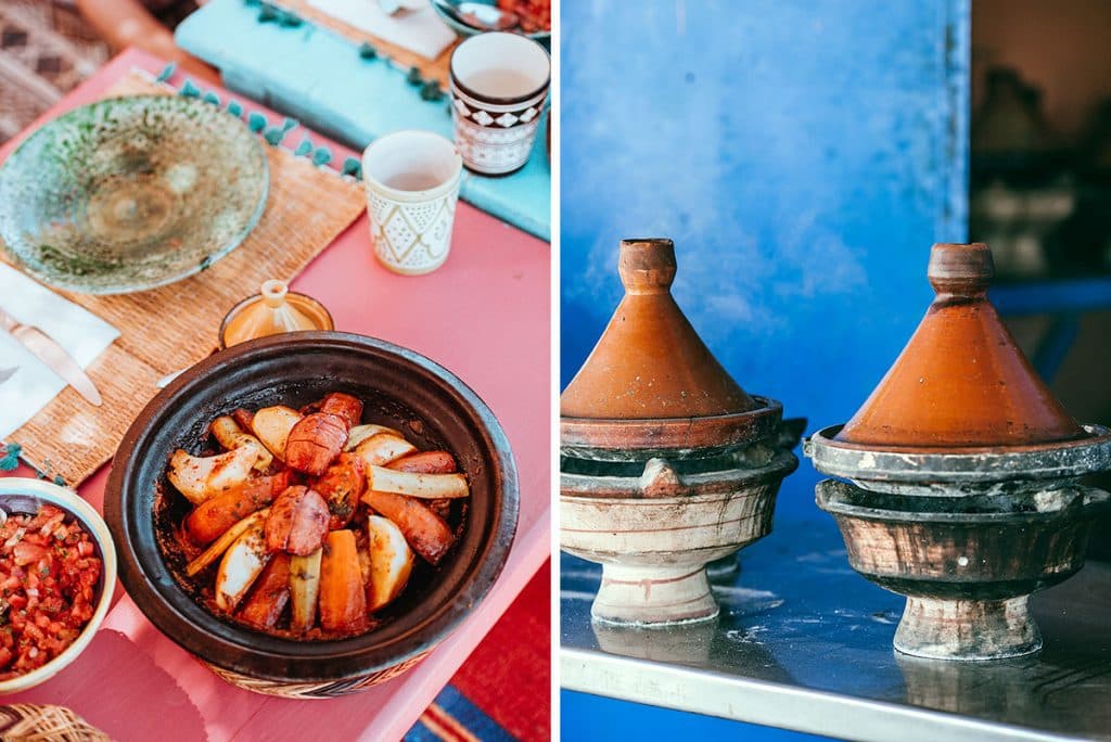 morocco colorful dishes tagine 1024x684