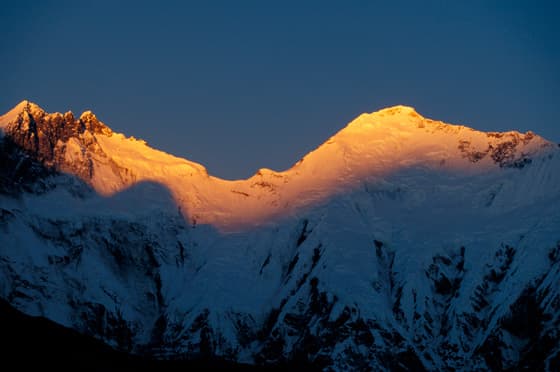 sunrise mount everest with geoex