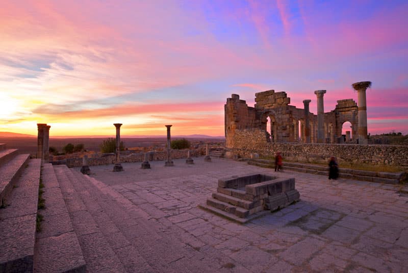 unesco sites morocco volubilis