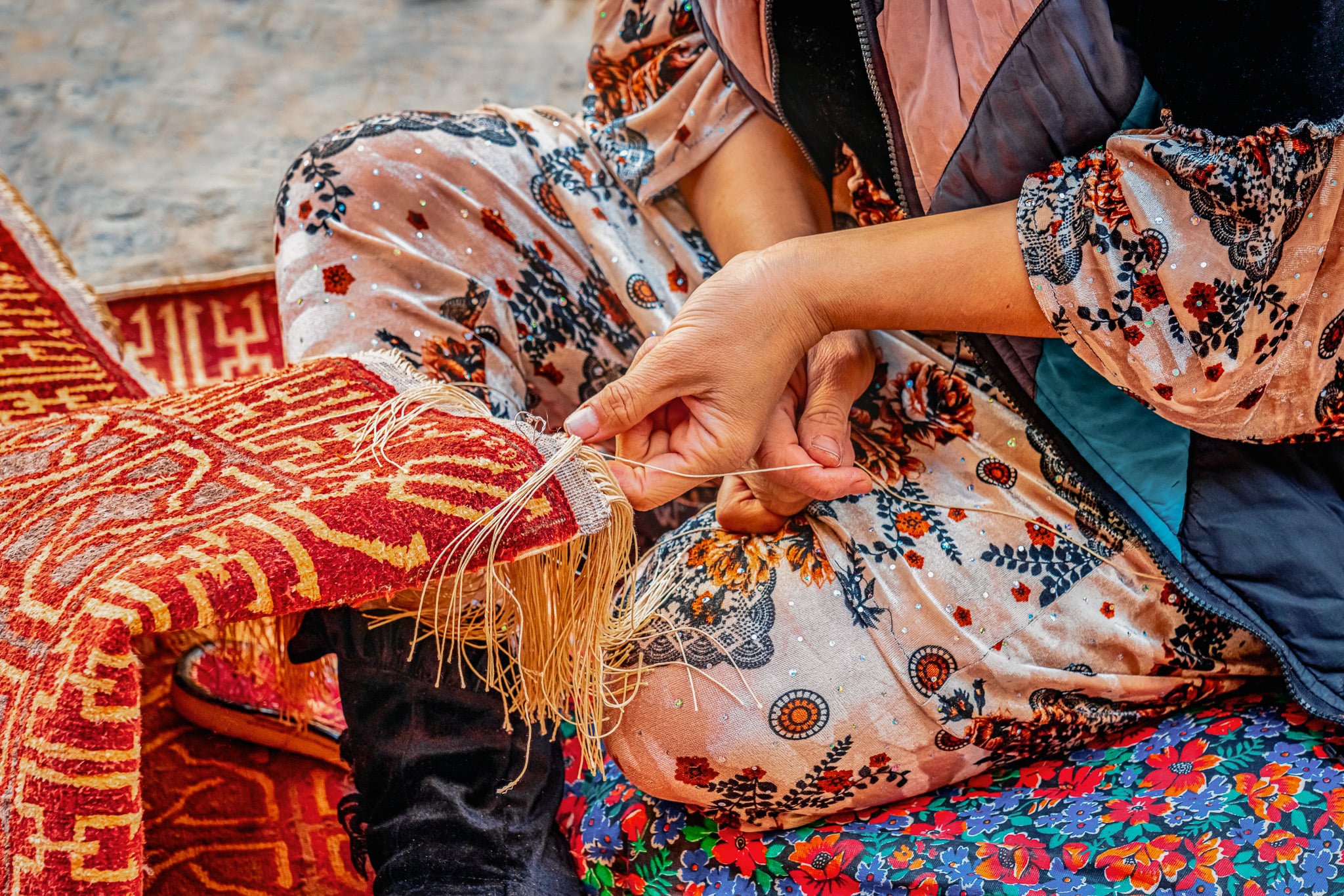Uzbek Weaving