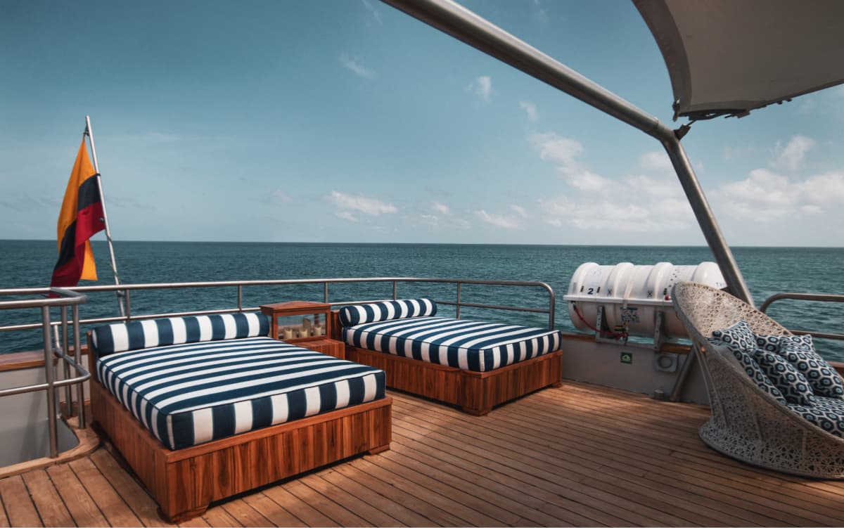 Sundeck on the Origin ship