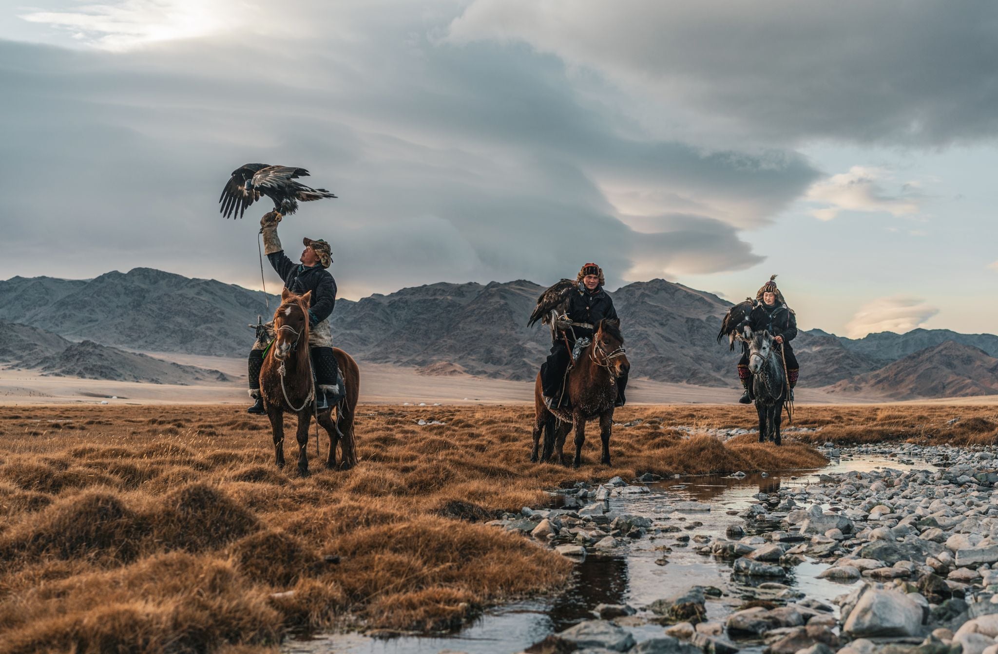 Mongolian Eagle Hunters
