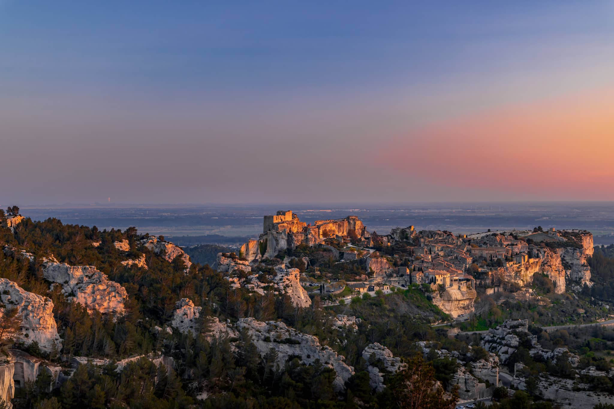 Les Baux-de-Provence, Alpilles mountains, Provence, France