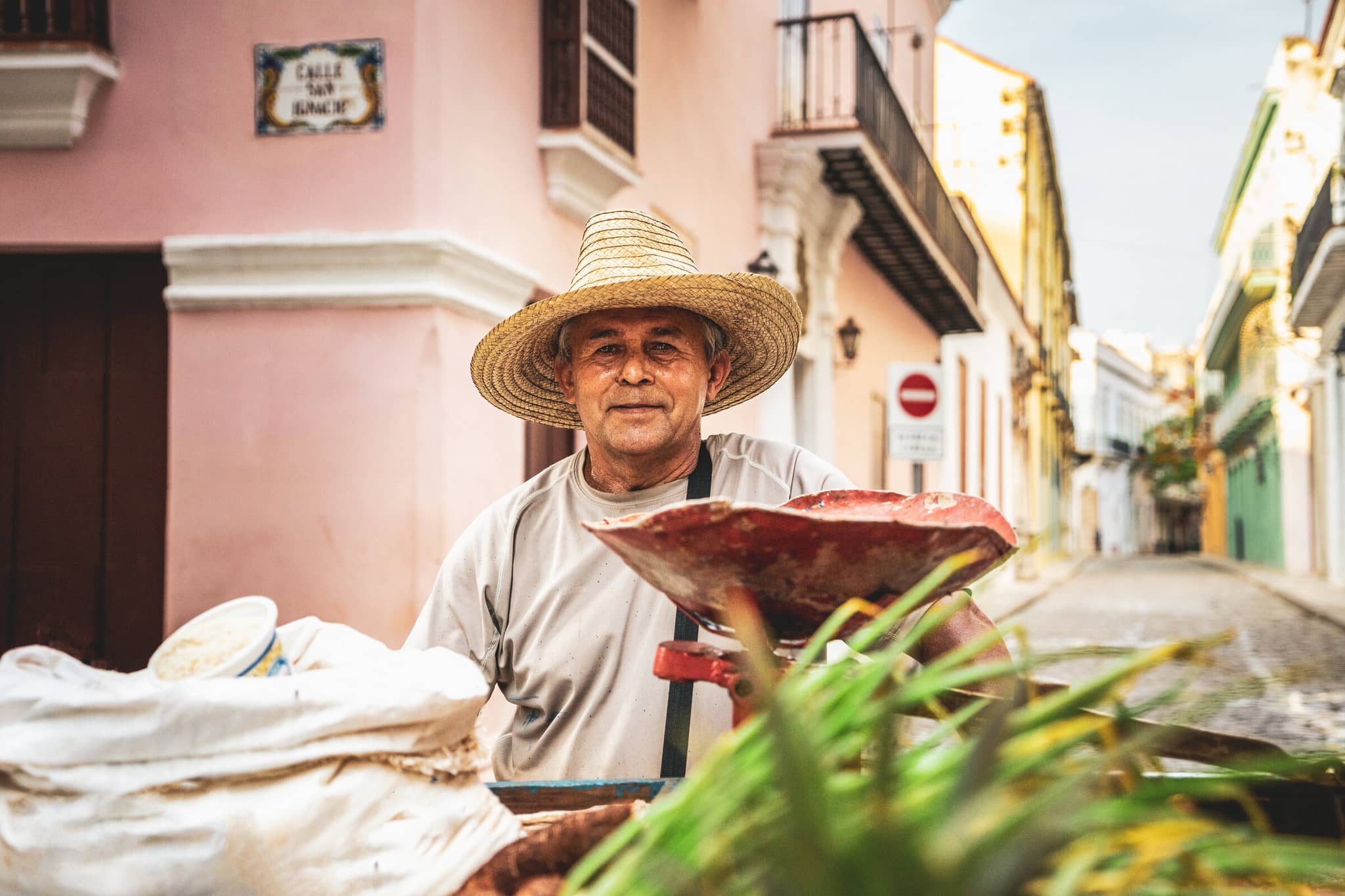 The Soul of Cuba gallery Gallery Cuba Street seller GettyImages 1501193169