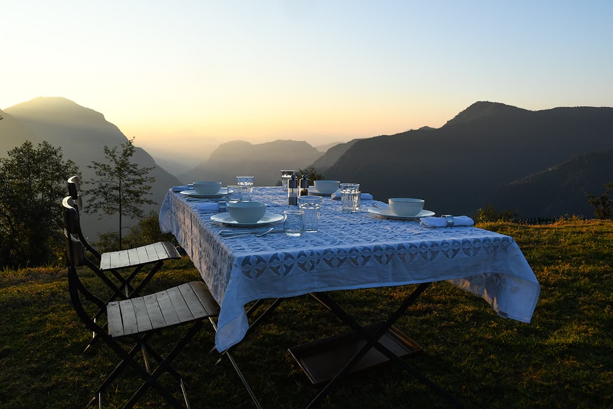 India Himalayas Kumaon Breakfast Leti 360