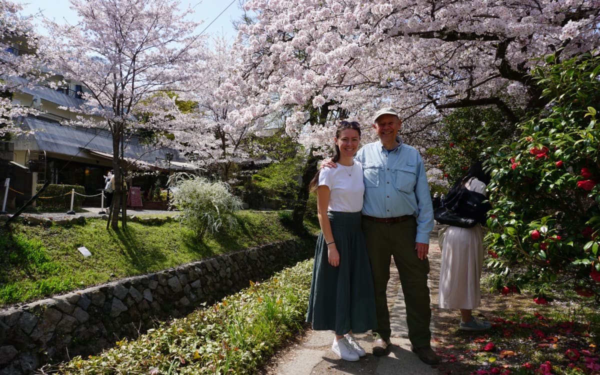 Meg Bove, Guest Services Manager, in Shikoku, Japan
