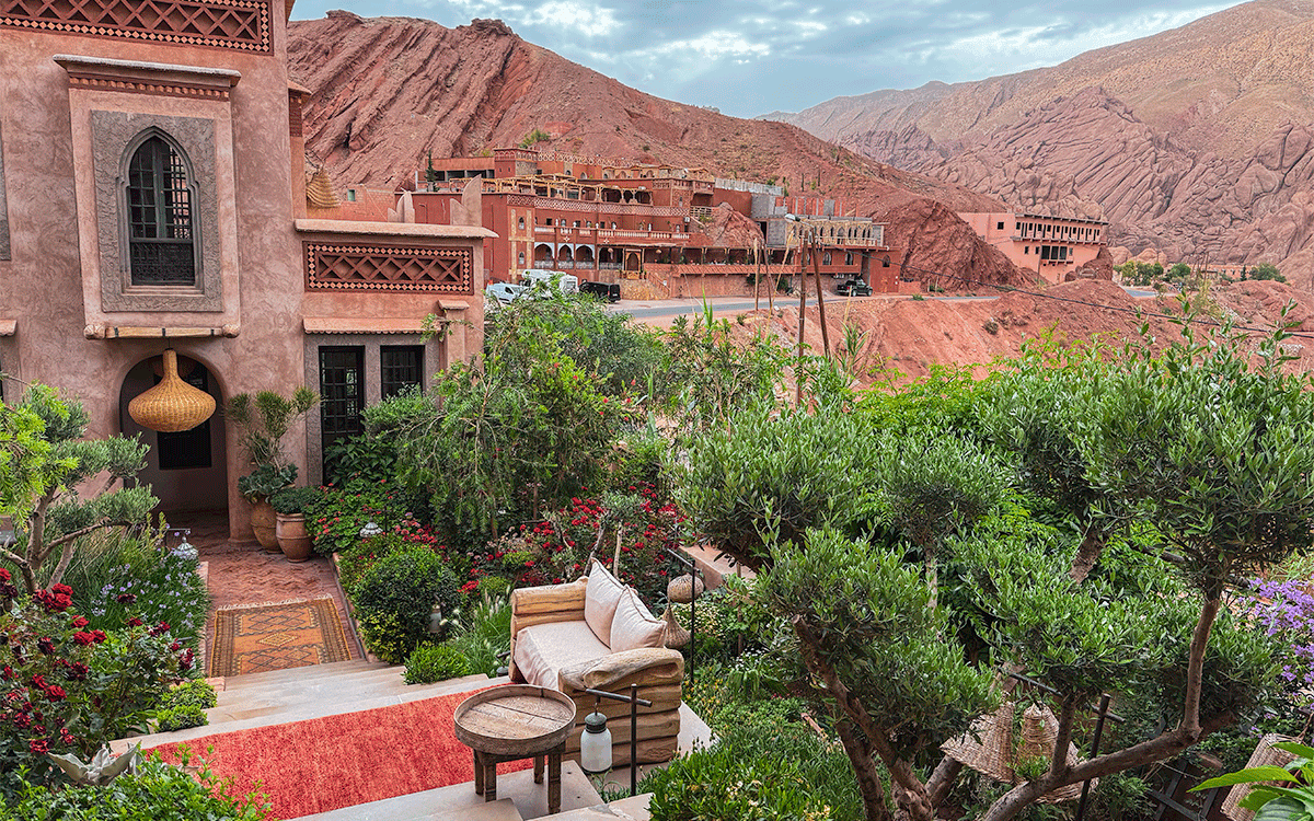 Eden Boutique Hotel Exterior views of the Dades gorges region of Morocco’s High Atlas