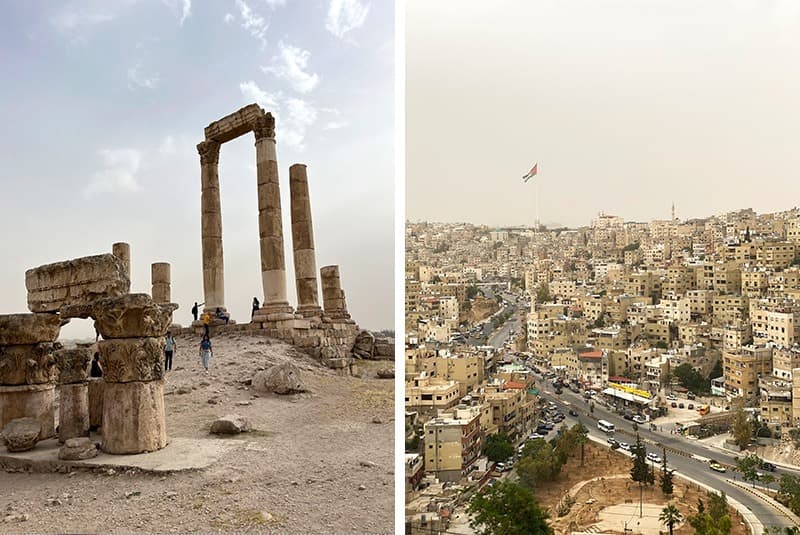 jordan amman citadel roman temple hercules