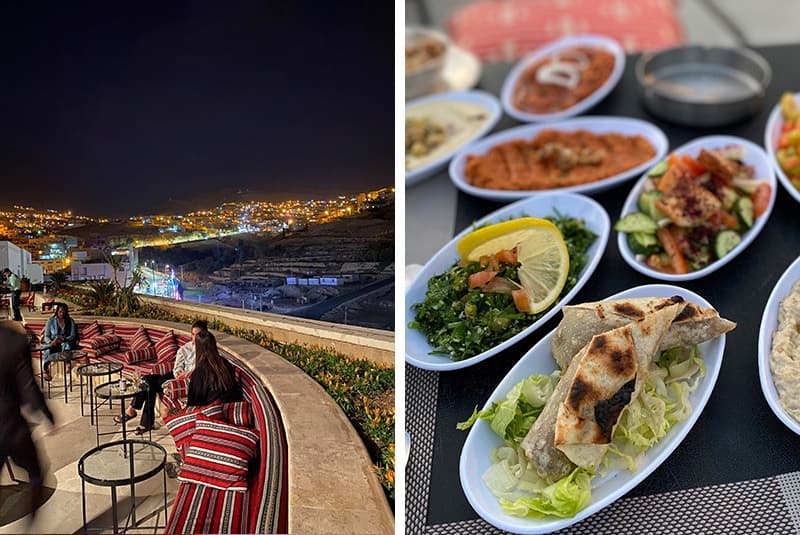 jordan petra movenpick rooftop appetizers